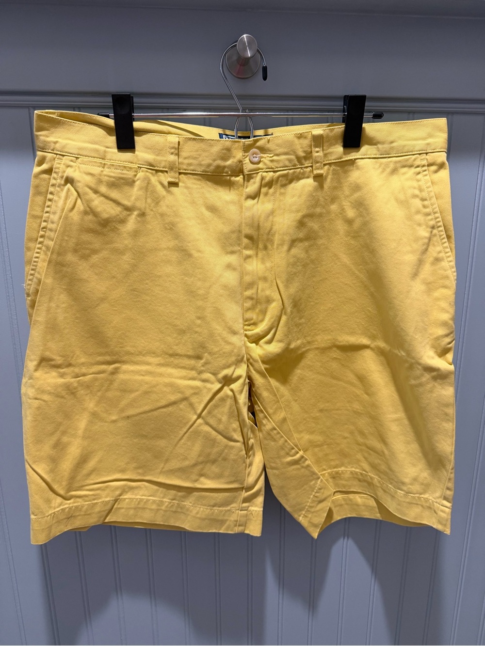 Polo by Ralph Lauren Yellow Flat Front Chino Shorts